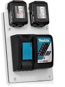 Uchwyt wieszak na baterie aku ładowarkę Makita 18V DC18RC