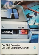 Prospekt Volkswagen Golf Cabriolet