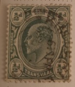 Znaczek 1908 King Edward VII "Keyplate"