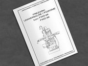 Instrukcja DTR: Frezarka FWD 25 i FWD 32