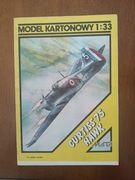 Model kartonowy CURTISS 75 HAWK