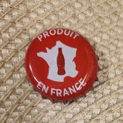 Kapsel Coca Cola butelkowane Francja 