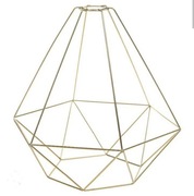 Ikea BRUNSTA klosz gold