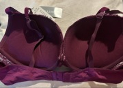 Vanity Fair biustonosz push-up z fiszbinami bordo 85C