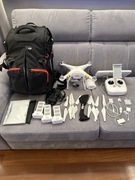 Dron Dji Phantom 3 Professional - antena 4hawks raptor XR - plecak