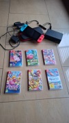 Nintendo Switch konsola plus gry Super Mario