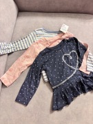 Zestaw 3 nowych bluzek r.86