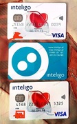 Kart bankowa INTELIGO 3 x