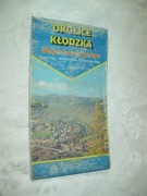 OKOLICE KŁODZKA - MAPA TURYSTYCZNA - 1: 100 000 - PRL