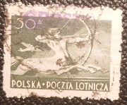 Polska Fi 447 Centaur / nadruk-Groszy-