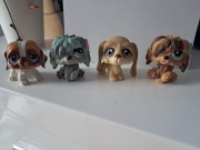 Littlest Pet Shop LPS komplet 4 sztuk