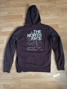 Bluza The North Face M/L brązowa hoodie print logo tnf