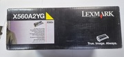 Toner Lexmark X560A2YG, oryginał, 4000 str