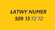 Złoty srebrny łatwy numer 509 13 72 72 BCM starter prosty karta prepaid SIM