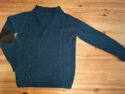 Sweter zapinany pod szyją półgolf Tchibo  122/128