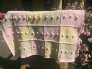 Koc handmade ekobawełna