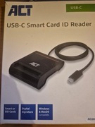 Czytnik kart ACT USB-C Smart Card ID – e-Dowód, podpis cyfrowy