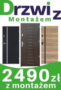 Drzwi z Montażem Krapkowice wejściowe zewnętrzne