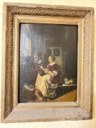 Obraz namalowany na desce