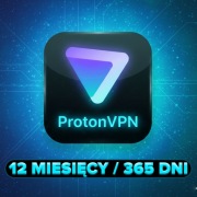 Proton VPN licencja - 12 MSC I KONTO OSOBISTE | Prywatność bez limitów I