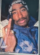 Tupac Shakur plakat unikat 