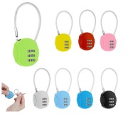 Zestaw 8 kłódek szyfrowych do walizek plecaka roweru