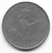Tunezja 1 dinar 1976