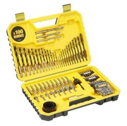Wiertła, bity, nasadki - 100 sztuk w etui