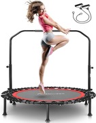 trampolina domowa fittnes do ćwiczeń z uchwytem dla dzieci dorosłych