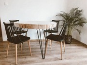 Stół Do jadalni okrągły z Pnia drzewa Monolit XXL