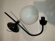 Piękny stylowy kinkiet metalowy z kloszem! Okazja!