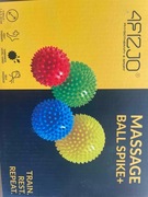 PIŁKI Z KOLCAMI SENSORYCZNE DO MASAŻU 4 SZT