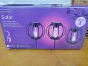 3 x lampa solarna Lumineo, ogród , taras 