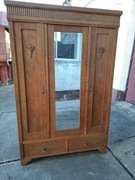 Szafa sosnowa trzydrzwiowa fornirowana