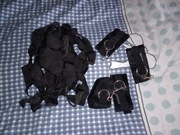 Kajdanki, uprząż wiązanie do łóżka 