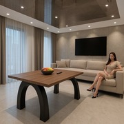 Nogi do stołu 3D meble rama biurka stolika loft noga pokój pająk glamour