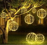 Kula Świetlna LED Na Taras Ogród Ø 50 Cm Timer