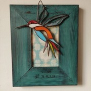 Witraż zawieszka koliber 