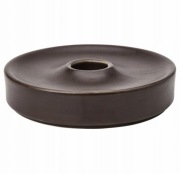 IKEA ÄROFULL ceramiczny, brązowy świecznik - średnica 11cm **NOWY**