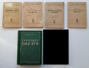 Dodge WC-51 GAZ 67 Studebaker Willys MB 5szt oryginalnych instrukcji j.pol.