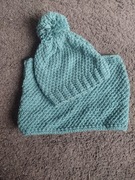 Komplet czapka plus komin 