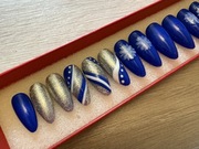 Ręcznie malowane sztuczne paznokcie,press on nails