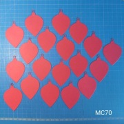 SCRAPKI KRAKÓW Boże Narodzenie 19 bombek (MC70)