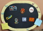 Tablica magnetyczna kredowa rękodzieło 