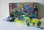 Lego Ninjago 71709 Wyścigówki Jaya i Lloyda. Instrukcja i pudełko