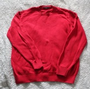 Czerwony sweter męski