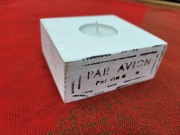 świecznik drewniany świecznik na tealighty vintage upcykling 2 sztuki