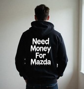 Męska Czarna Bluza M Need Money For Mazda