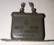 Kondensator olejowy 1 mikroF 300V - wojskowy