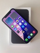 IPHONE 11 Czarny + pudełko + kabel